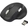 Renkforce RF-WM-220 Mysz bezprzewodowa, Bluetooth® Rozmiar: M/L optyczna Czarny 11 przycisków 4800 dpi Ergonomiczna, Easy Switch 3 urządzenia, funkcja Multipair, (RF-6857524)