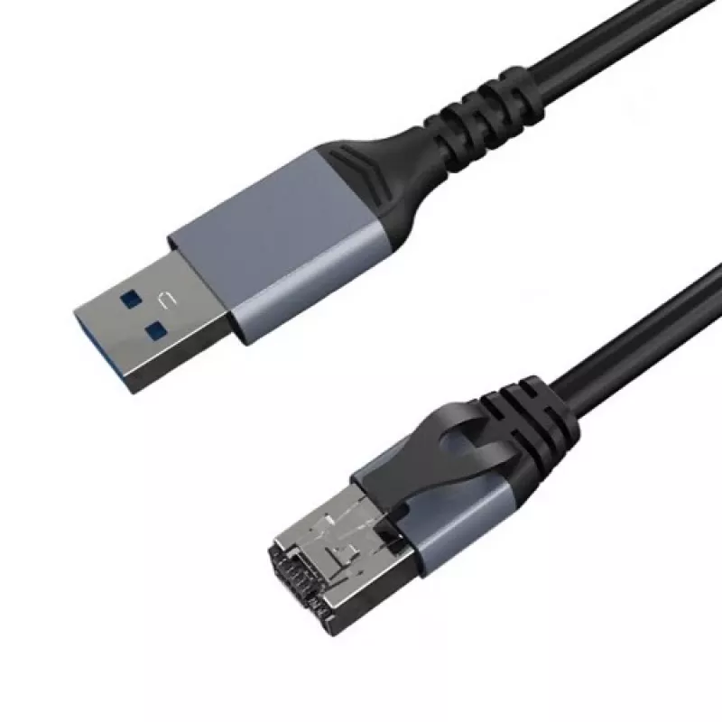 Kabel Internetowy CAT6 UTP, USB3.0 Type-A - RJ45, 3m