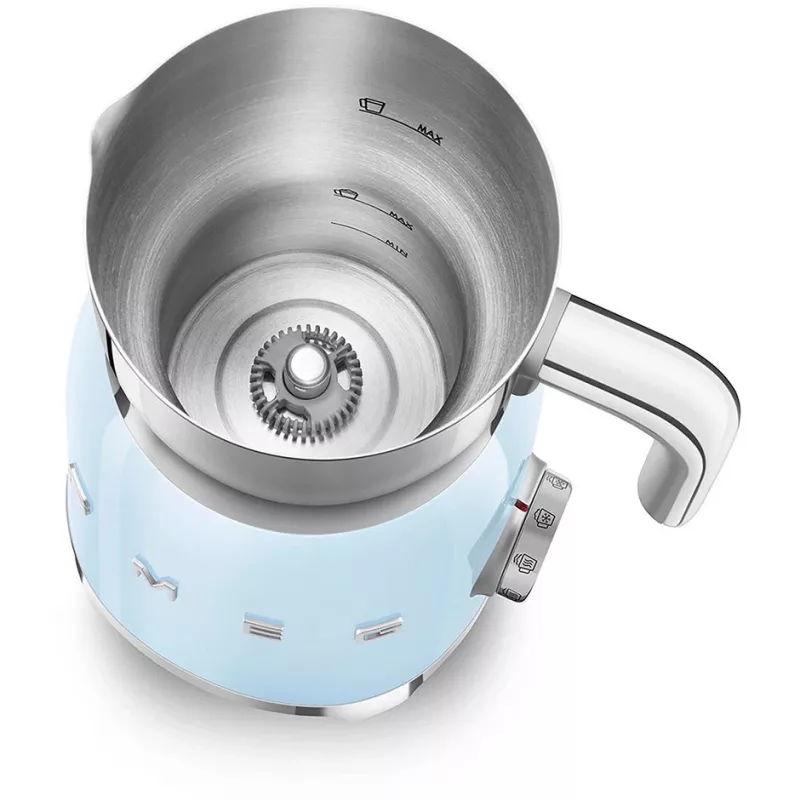 SMEG MFF11PBEU Spieniacz do mleka w stylu 50 cali Pastel niebieski