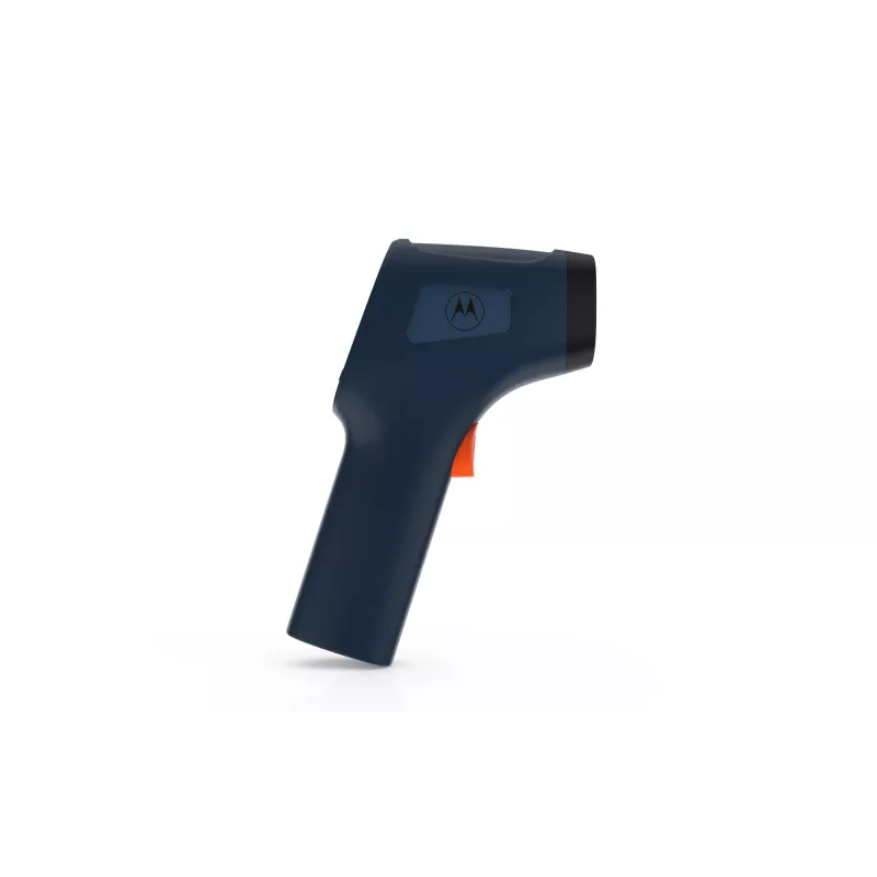 Termometr bezdotykowy Motorola TE-93 niebieski na czoło bateria AA