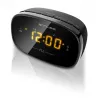 Zegar radiowy Muse M-150CR z tunerem FM PLL, wyświetlaczem LED 1,52 cm, alarmem (radio/brzęczyk), AC 230V / baterie AAA