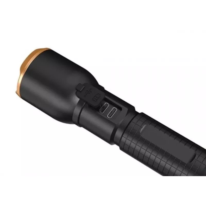 Latarka Duracell DF6000R Gift Box — ręczna latarka akumulatorowa, czarna