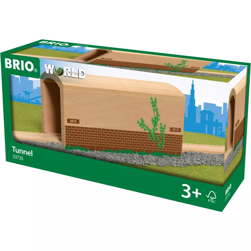 Akcesorium tunelu do kolejek modelarskich Ravensburger BRIO — 1 sztuka, odpowiednie od 0,3 lat
