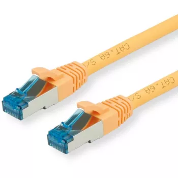 VALUE - Patch-kabel - RJ-45 (M) do RJ-45 (M) - 2 m - SFTP, PiMF - CAT 6a - bezhalogenowy, formowany, bez zaczepów, skrętka - żółty (21.99.1932)