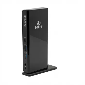 Stacja dokująca TERRA MOBILE 732 USB-A/C Dual Display, zasilacz 5V/4A, kabel USB-A/C do notebooków (1480379)