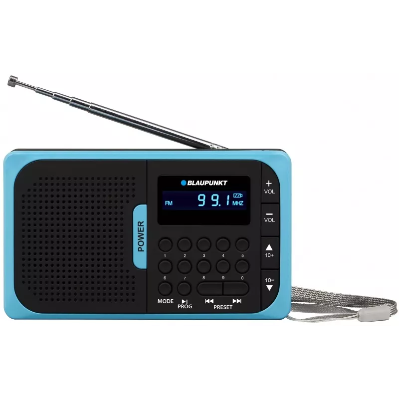 Blaupunkt PR5BL radio Analogowy Czarny,Niebieski
