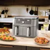 Frytkownica beztłuszczowa Ninja DZ400EU 9,5 l 2470 W szara podwójna