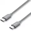 Kabel USB Nevox 1654 USB 2.0 2m USB C Szary Srebrny