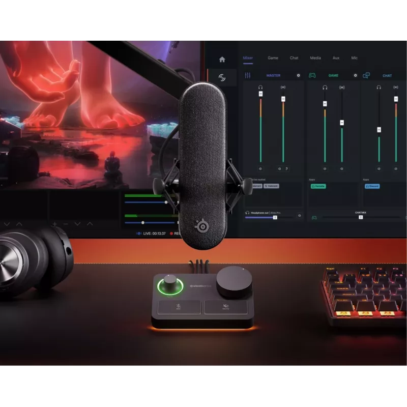 Mikrofon komputerowy Steelseries ALIAS PRO