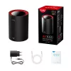 Cudy M3000 dwupasmowy (2,4 GHz / 5 GHz) Wi-Fi 6 (802.11ax) czarny, czerwony 1 wewnętrzna