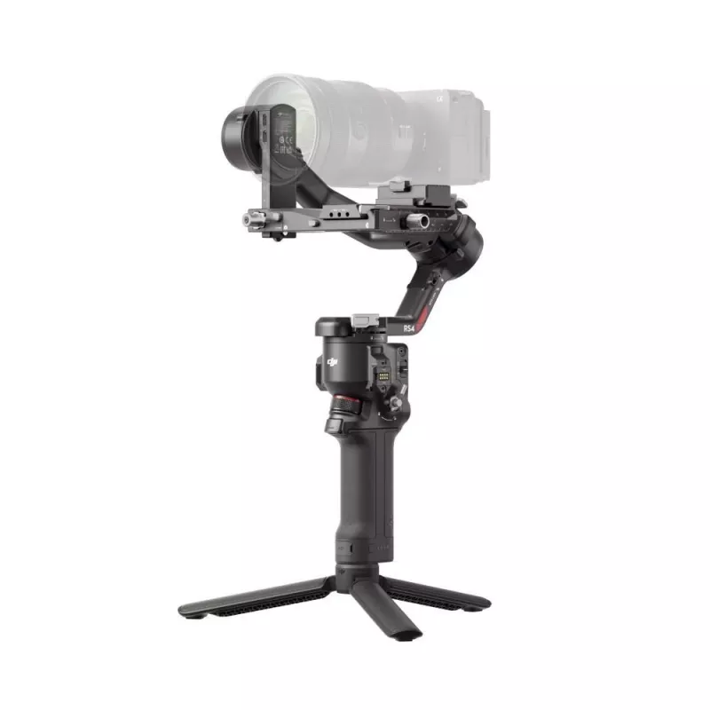 Ręczny stabilizator kamery DJI RS4, korpus aluminiowy, bateria 12h, 1,066 kg, czarny