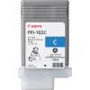Wkład atramentowy Canon PFI-102C cyjan – kompatybilny do wielkoformatowych drukarek Canon, pojemność 130 ml
