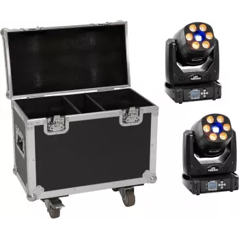 Zestaw oświetlenia LED EUROLITE TMH-H90 2x z walizką i kółkami