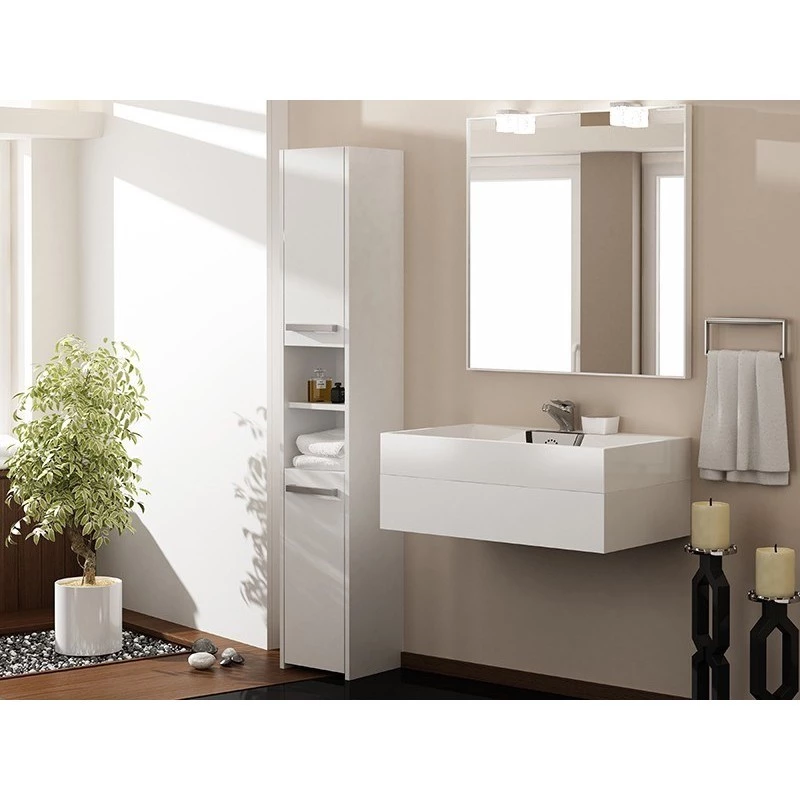 Topeshop S30 biała szafka łazienkowa Biały