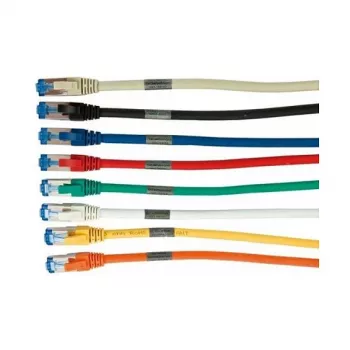 Kabel krosowy RJ45 - CAT6A 500Mhz - 0,15 m - niebieski - S-STP(S/FTP) - AWG26 - LSZH - Synergy 21