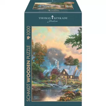 Drewniane puzzle schmidt spiele 59797 Thomas Kinkade Studios 1000 elementów, drewniane elementy