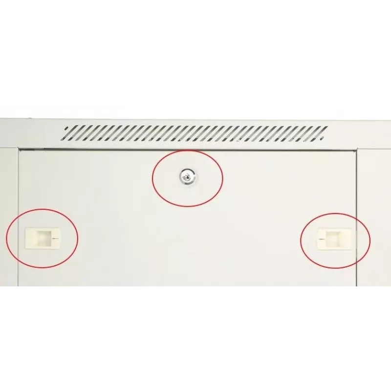 Extralink Szafa rack 12U 600x450 ASP Szara do montażu na ścianie, metalowe drzwi
