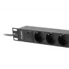 LANBERG LISTWA ZASILAJĄCA 10 RACK (1U, 16A, 3X SHUKO)