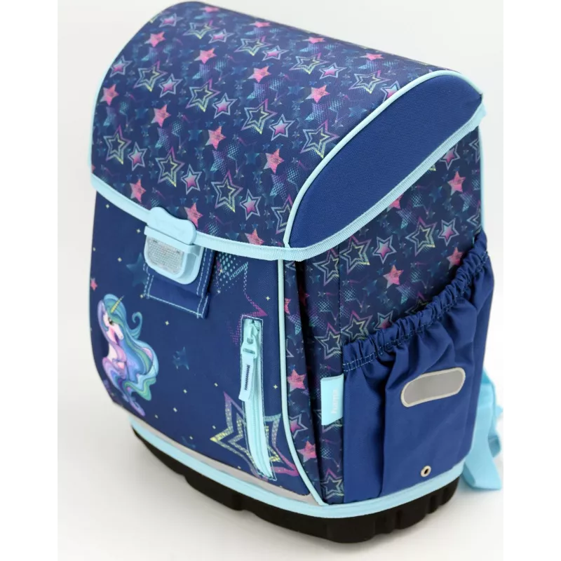 Tornister HAMA 00129681 Rainbow Unicorn — lekki plecak dziecięcy z regulowanymi paskami