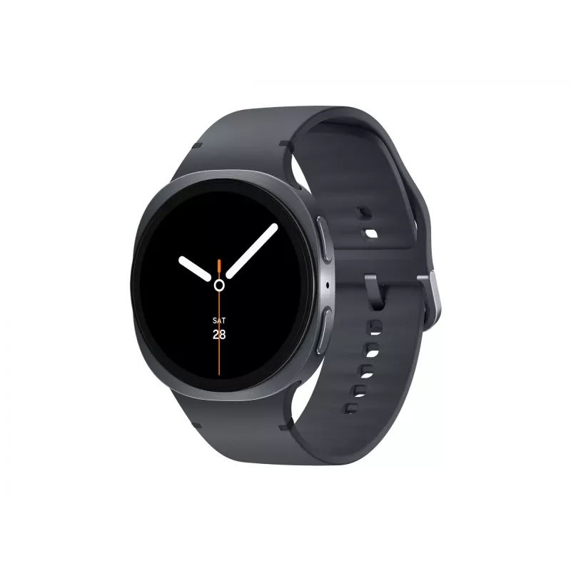 Samsung Galaxy Watch 8 3,81 cm (1,5 cala) AMOLED 44 mm Cyfrowy 480 x 480 pikseli Ekran dotykowy Grafit Wi-Fi GPS (satelitarny)