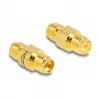 Adapter DeLOCK RP-SMA żeński na SMA żeński 8 mm średnicy 17.1 mm szerokości