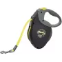Smycz automatyczna Flexi NEON GIANT M — smycz taśmowa 8 m, maks. obciążenie 25 kg, ergonomiczny uchwyt, czarno-żółta