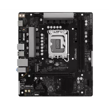 Płyta główna Micro ATX ASRock H810M-H — Intel H810, LGA 1851 (Socket V1), 2x DIMM DDR5, do 128 GB, M.2 i SATA III