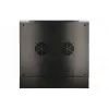 Szafa wisząca Extralink Rack 6U 600x600 AZH czarna, montaż na ścianie, typ uchylny