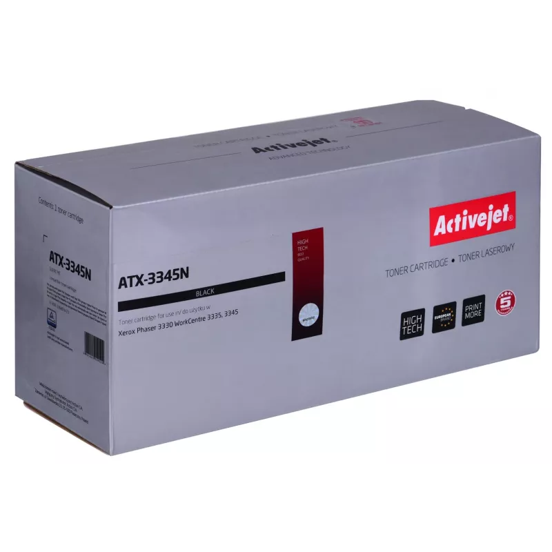 Toner Activejet ATX-3345N (zamiennik dla Xerox 106R03773; Supreme; 3000 stron; czarny)