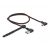 Kabel USB DeLOCK EASY-USB 2.0 wtyk męski typu A na wtyk męski typu C 0,5 m czarny