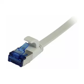 Synergy 21 Kabel krosowy RJ45, CAT6A 500MHz, 1,5 m, szary, U/FTP, płaski, TPE (Superflex), AWG32, Synergy 21 - Typ kabla U-FTP - Pary przewodów ekranowane folią