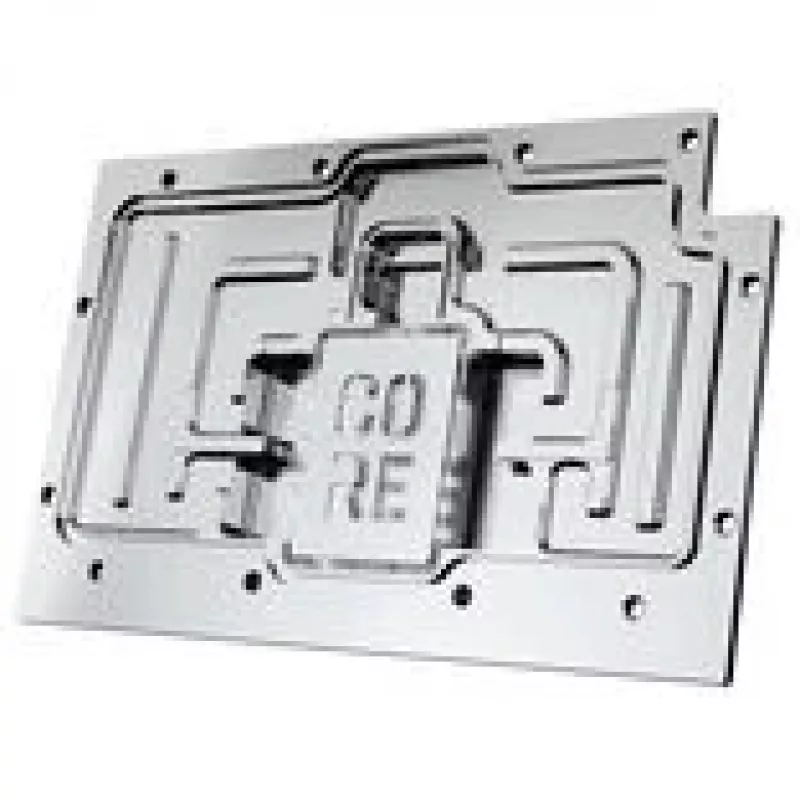 Blok chłodzenia cieczą Alphacool Core RX 9070 XT Swift+ Transparent Chrome do GPU