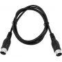 Kabel MIDI 5-pinowy Omnitronic 1,2 m – zbalansowane złącze DIN do urządzeń MIDI