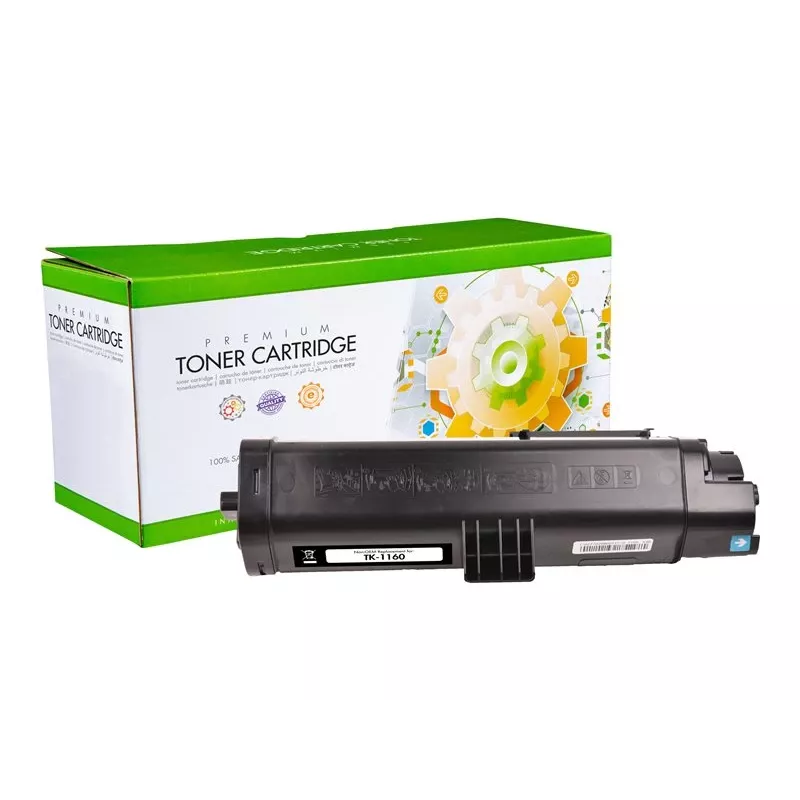 Kasetka z tonerem STATIC kompatybilna z Kyocera TK-1160 czarna kompatybilna 7.200 stron