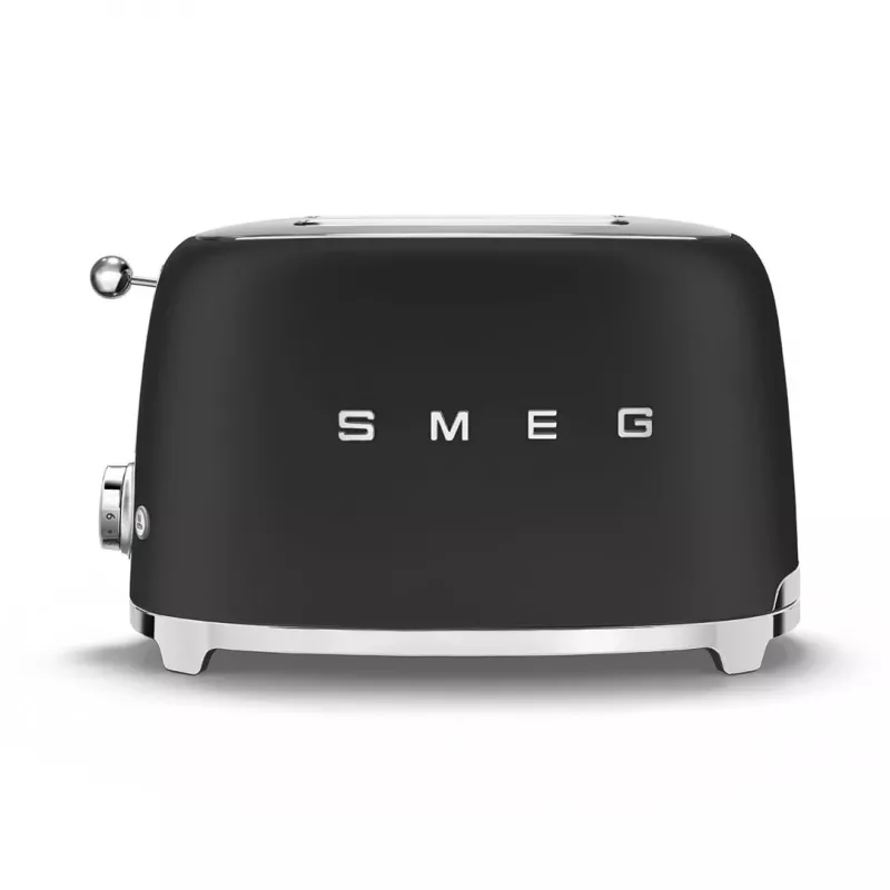 Toster Smeg 50's Style TSF01BLMEU na 2 kromki czarny stal nierdzewna