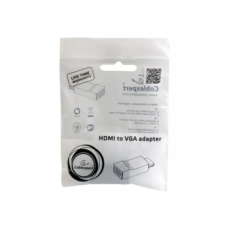 adapter złącza Gembird A-HDMI-VGA-001