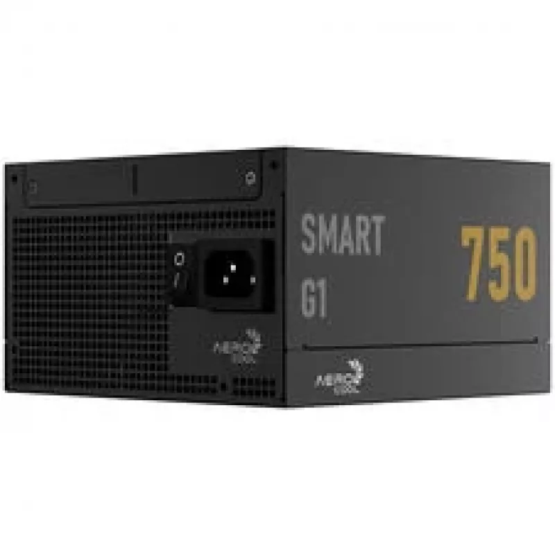 Zasilacz AEROCOOL Smart G1 750W, 80 PLUS Gold, ATX 3.1, PCIe 5.1, czarny