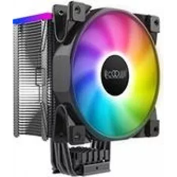 Chłodzenie procesora PCCOOLER GI-D56A wentylator 120 mm do 2000 RPM, chłodzenie powietrzem dla procesorów