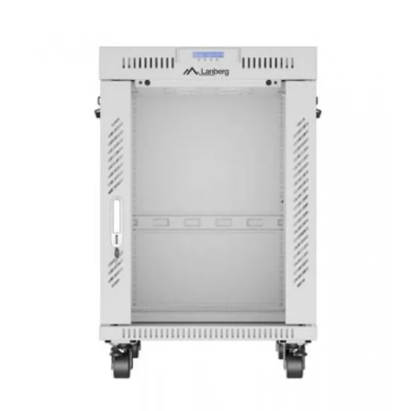 Wolnostojąca szafa rack LANBERG FF01-6815-12SL 15U, 600×800×922 mm, 1200 kg, IP20, szary