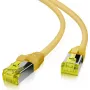 Kabel sieciowy Helos 263787 Żółty 30m Cat6a S/FTP