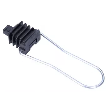 Uchwyt do kabla światłowodowego Extralink AC-12 dla 2–24 włókien, maks. średnica wiązki Ø 1,2 cm, ABS i metal, czarny