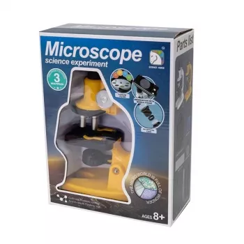 Mikroskop Ascato 124582, powiększenie 40×, oświetlenie LED, edukacyjny mikroskop laboratoryjny