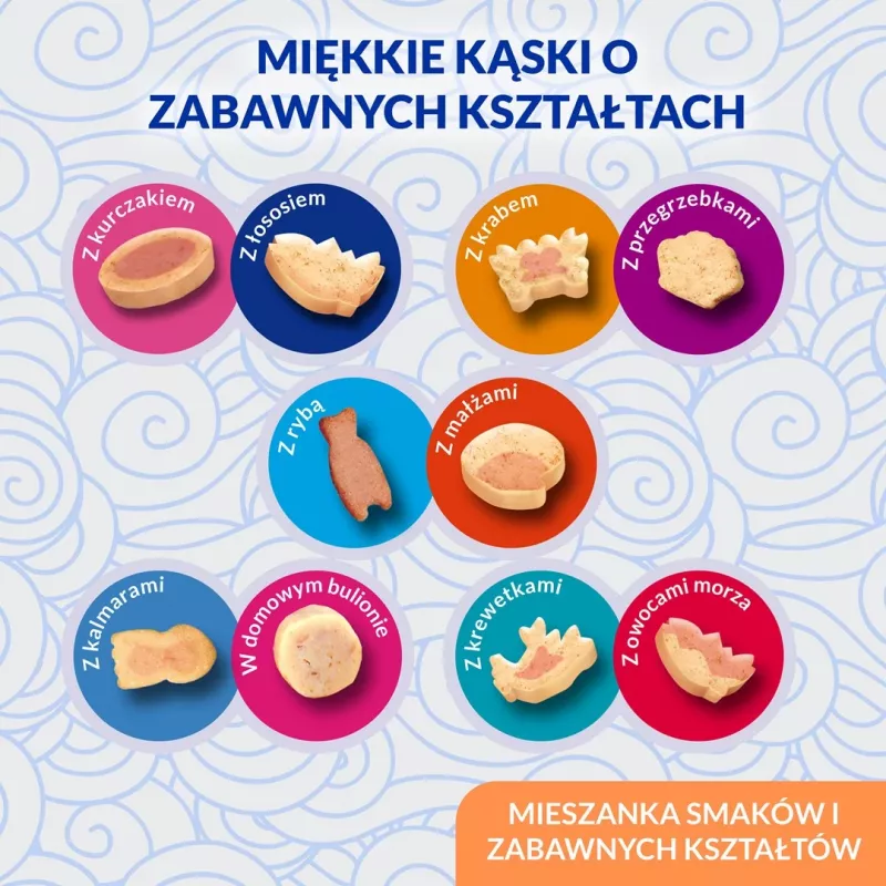 INABA Juicy Bites krewetki i owoce morza – przysmaki dla kota – 3x11,3 g