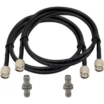 Kabel antenowy koncentryczny Omnitronic TNC-Set 10 m, TNC męski–żeński, 10 metrów