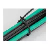Opaska zaciskowa równoległa DeLOCK Beaded kabel Tie dł. 200 x szer. 2,4 mm czarna 100 sztuk