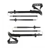 Kijki trekkingowe Leki Sherpa FX regulowane 120–140 cm, czarne