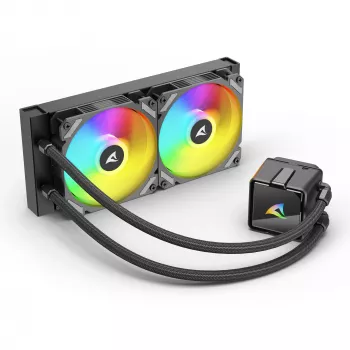 Chłodzenie wodne CPU Sharkoon S50 ARGB, czarne