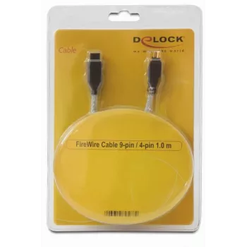 Kabel FireWire A/B DeLOCK 82588 1,0 m szary