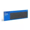Klawiatura Savio KB-02 do domu/biura USB QWERTY Czarna
