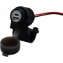 Albrecht Duo USB A+C Gniazdo do motocykla 12/24V (73701)